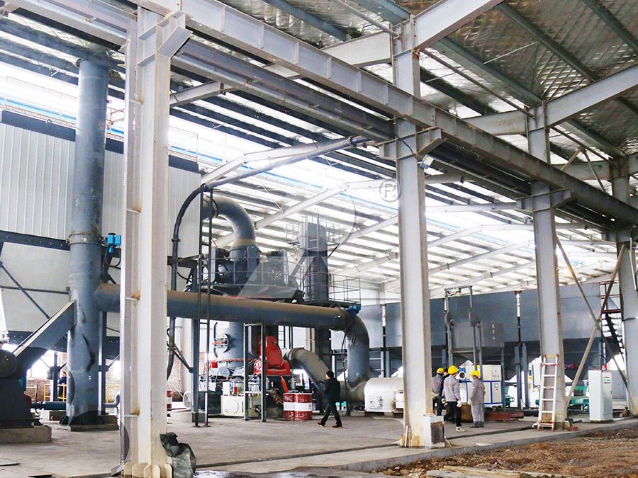 LM vertical mill installation in industrial complex
