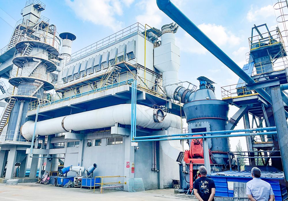LUM Vertical Roller Mill in industrial setting