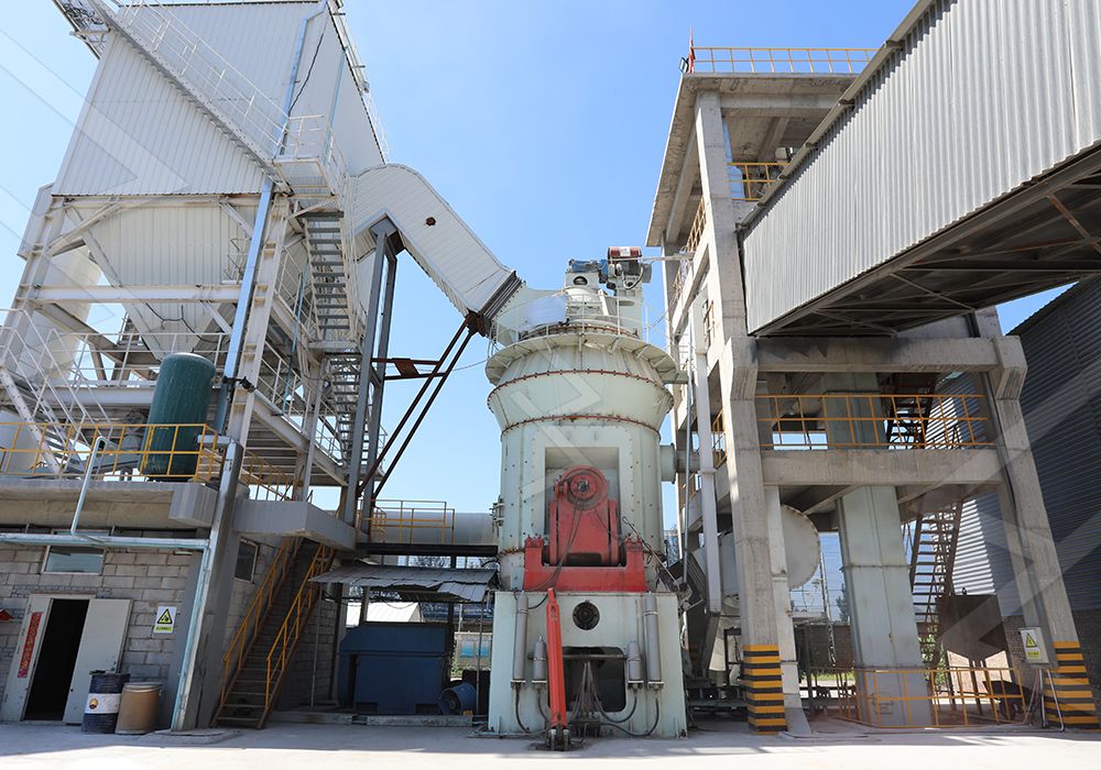 Vertical roller mill grinding principle for slag