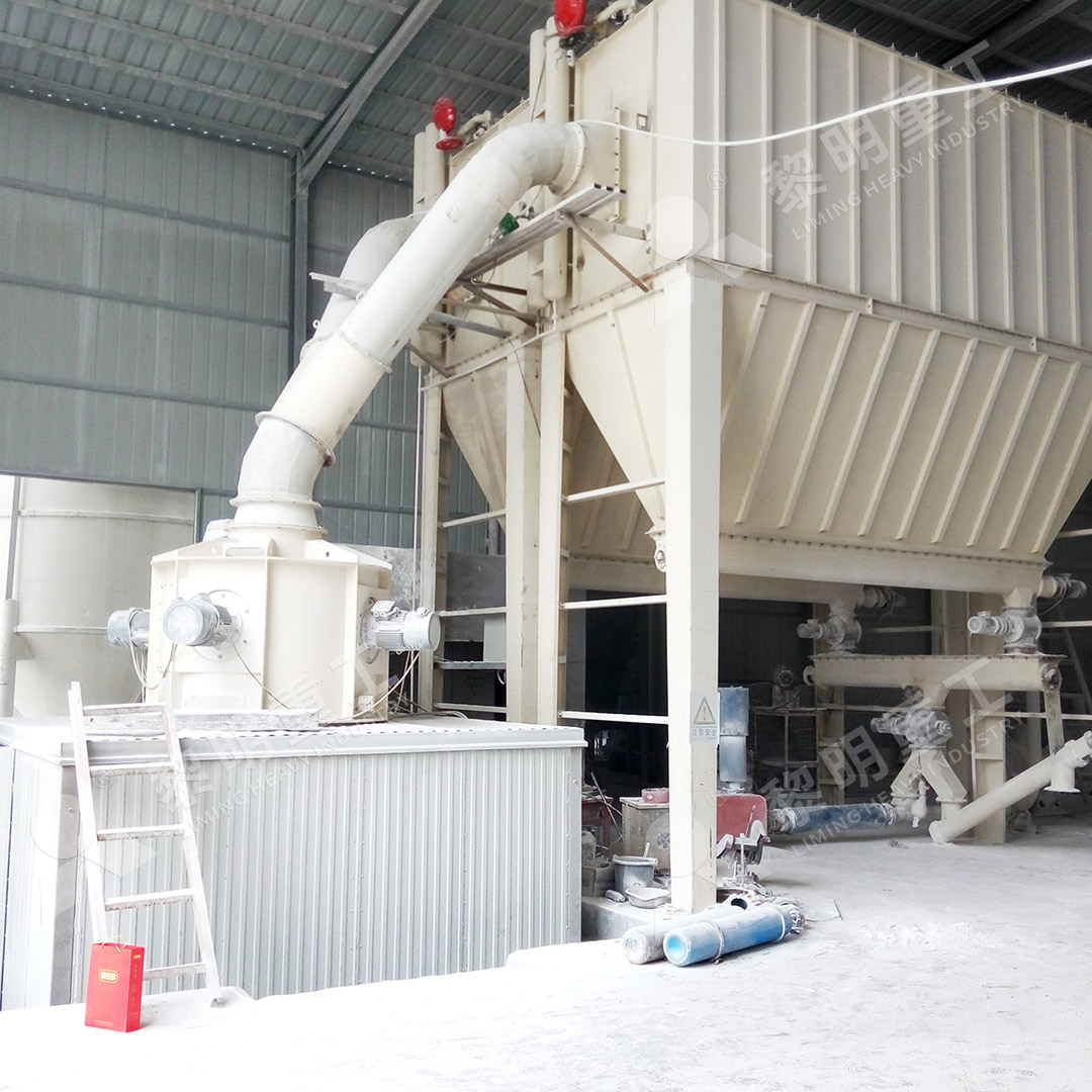 Close-up of the powder classifier in MW ultrafine grinding mill