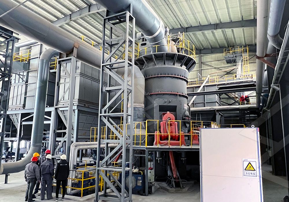 Modern coal grinding system on a thermal power plant
