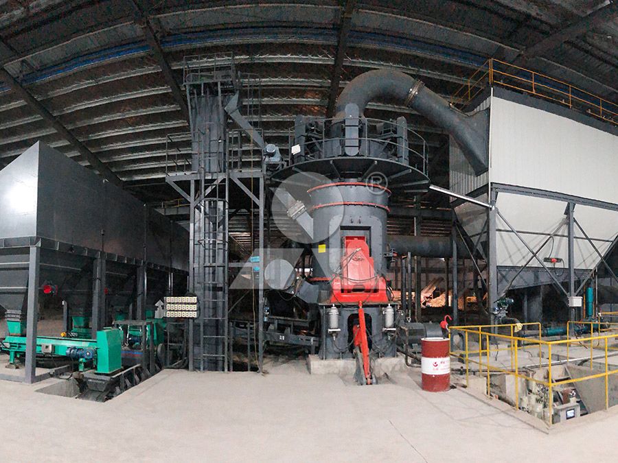 Barite processing flow diagram in vertical mill