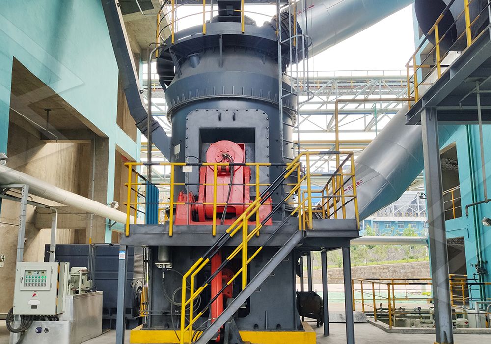 Liming vertical mill in operation at a power plant