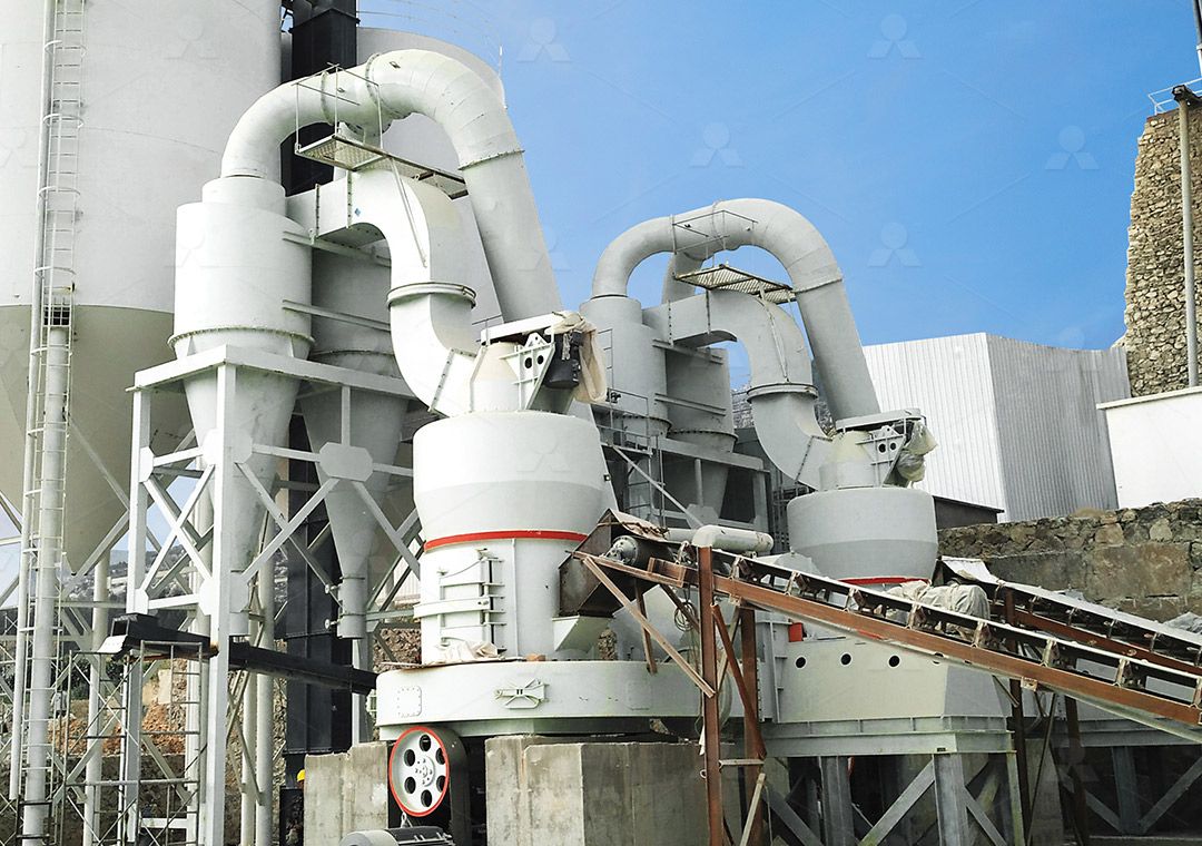 Airflow system of Raymond mill with separator and cyclone