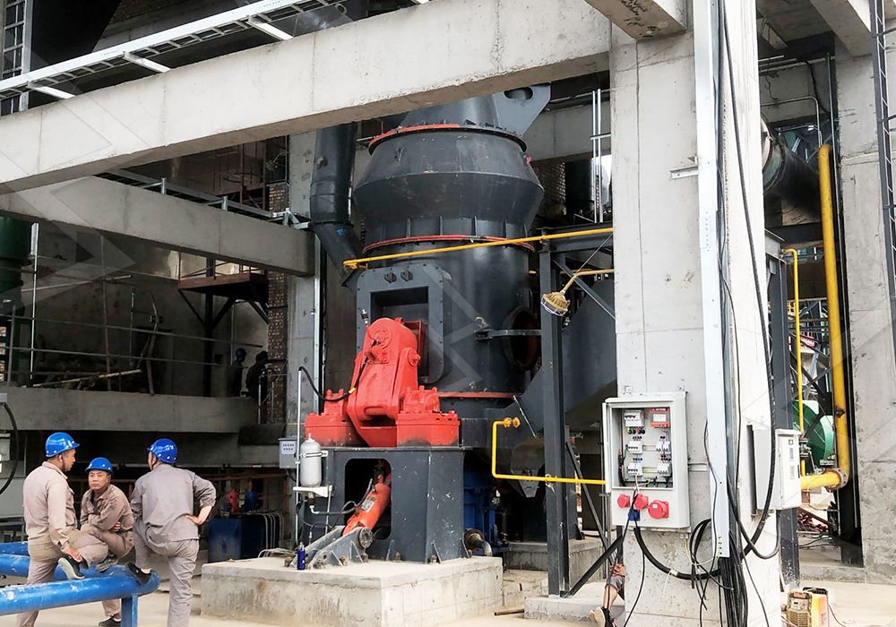Vertical mill LM for slag processing